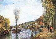 Camille Pissarro Seine oil painting picture wholesale